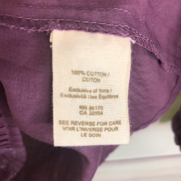 Free People Purple Long Tunic Blouse - Picture 6 of 8